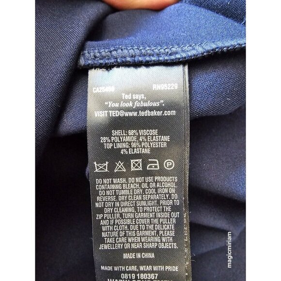 NWOT Ted Baker London Emey Embroidered Dress - Picture 11 of 11